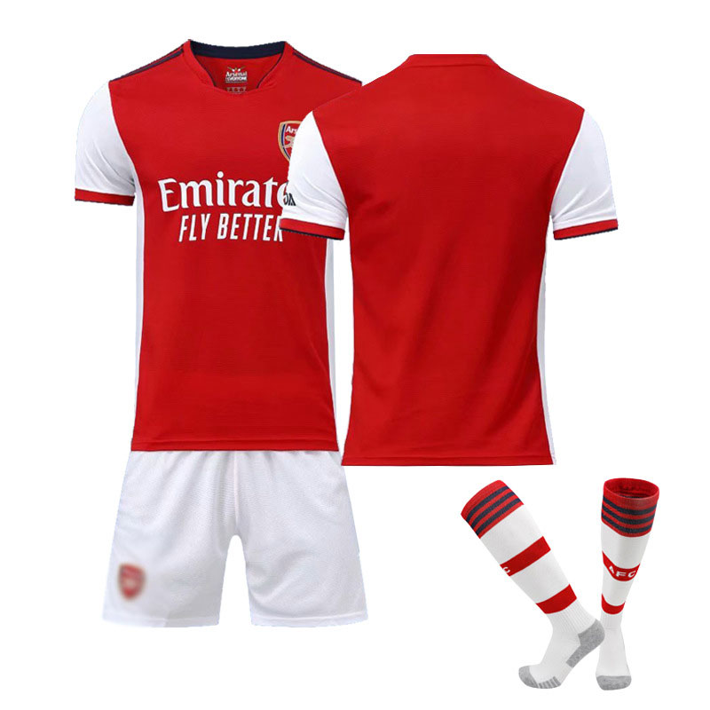 Billige Fotballdrakter Arsenal Hjemmedrakt 2021/22 Herre Kortermet + Korte bukser