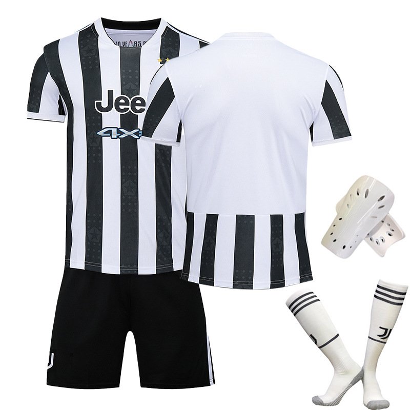 Billige Fotballdrakter Herre Juventus Hjemmedrakt 2021/22 Kortermet + Korte bukser svart