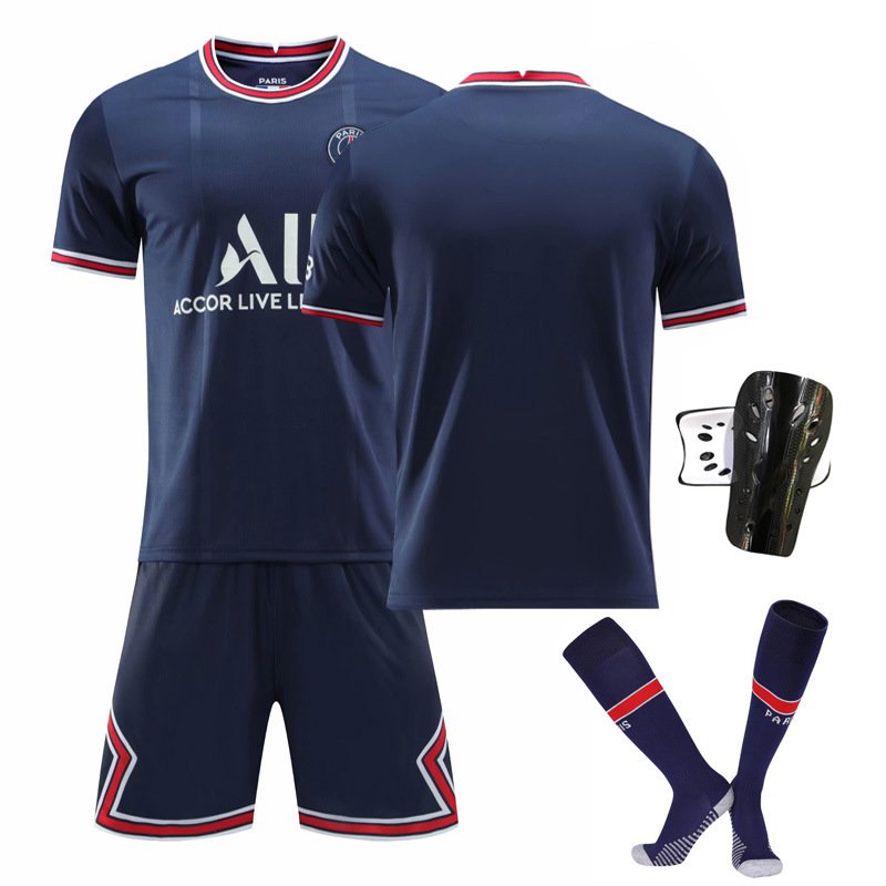 Billige Fotballdrakter Paris Saint-Germain Hjemmedrakt 2021/22 Kortermet Herre + Korte bukser
