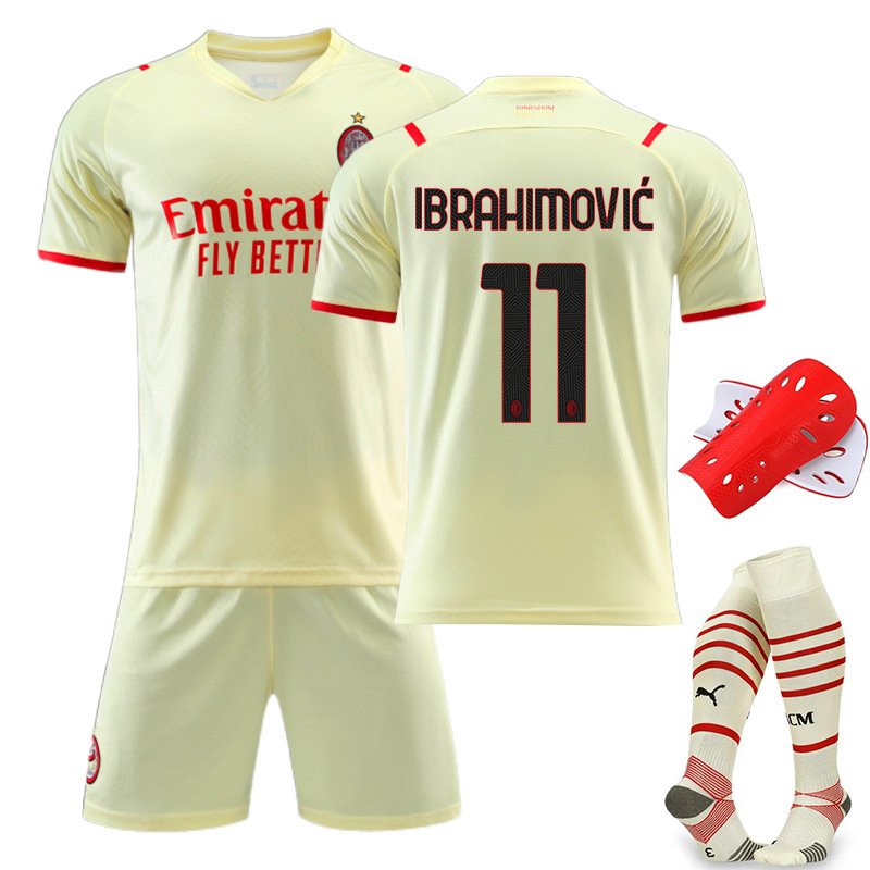 Ibrahimović 11 AC Milan Bortedrakt 2021/22 Herre Kortermet + Korte bukser