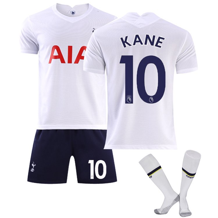 KANE 10 Tottenham Hotspur Hjemmedrakt 2021/22 Herre Kortermet + Korte bukser