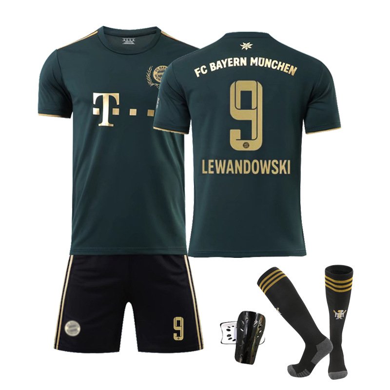 Lewandowski 9 Bayern München Oktoberfest kit 2021/22 Herre Kortermet + Korte bukser