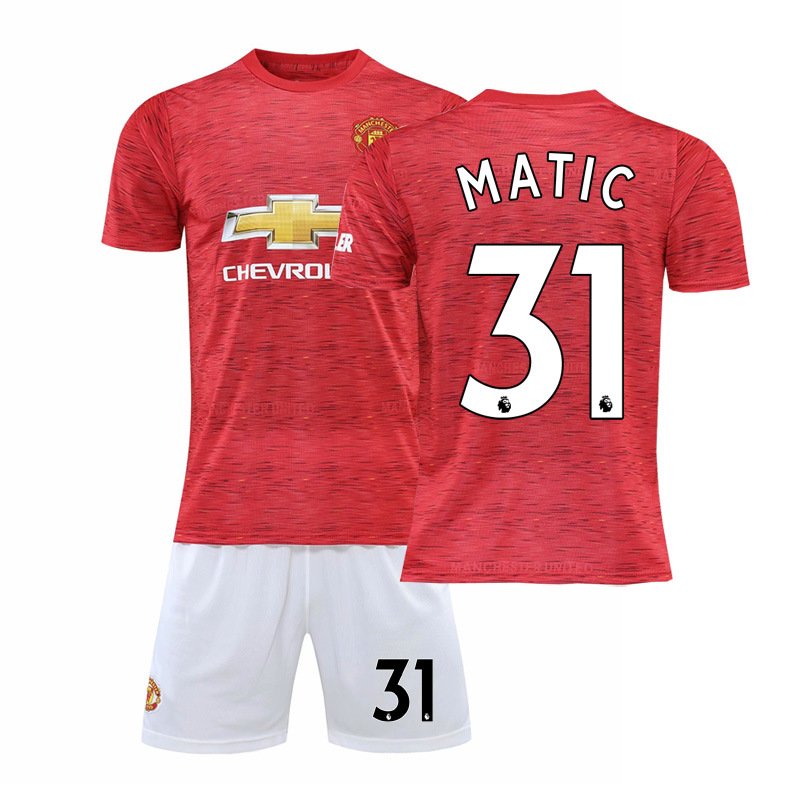 MATIC 31 Manchester United Hjemmedrakt 2020/21 Herre Kortermet + Korte bukser