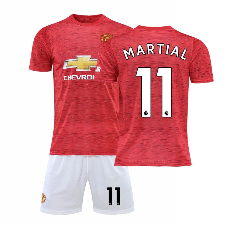 Martial 11 Manchester United Hjemmedrakt 2020/21 Herre Kortermet + Korte bukser