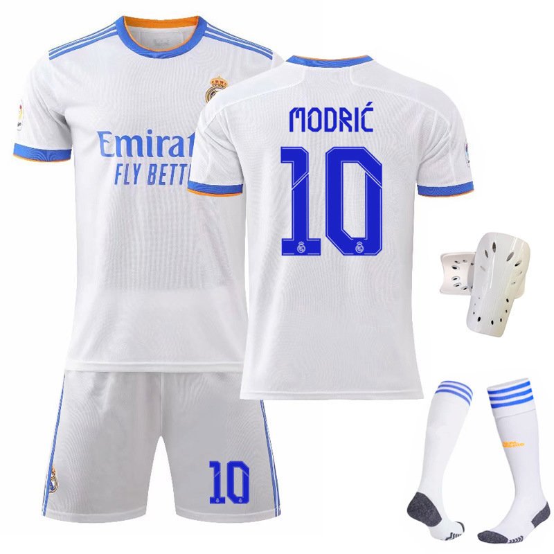 Modrić 10 Real Madrid Hjemmedrakt 2021/22 Herre Kortermet + Korte bukser