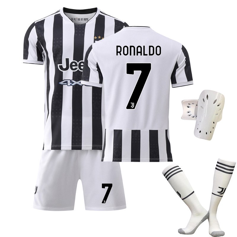 Ronaldo 7 Juventus Hjemmedrakt 2021/22 Herre Kortermet + Korte bukser
