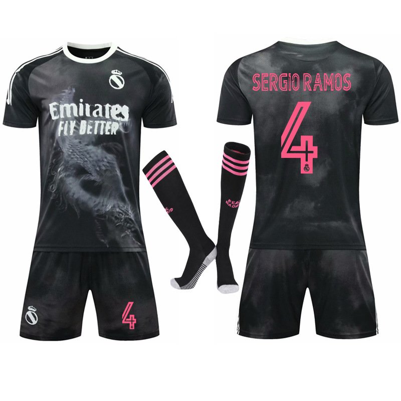 Sergio Ramos 4 Real Madrid 2020-21 Human Race x Pharrell Trenings T-Skjorte