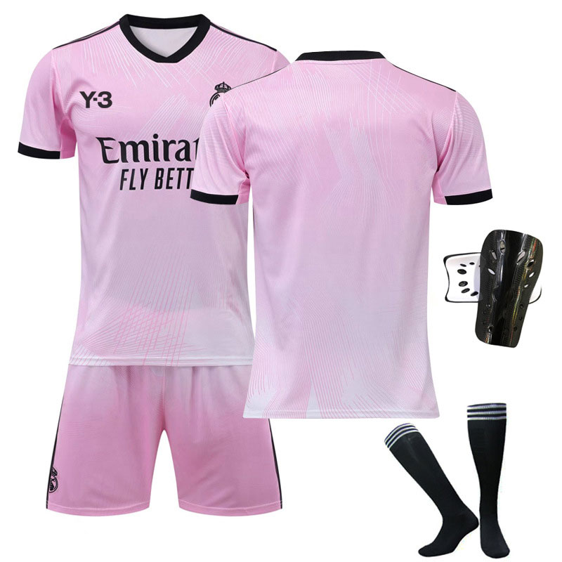 Billige Fotballdrakter Real Madrid Y-3 Keeperdrakt 120th Anniversary Rosa Kortermet + Korte bukser