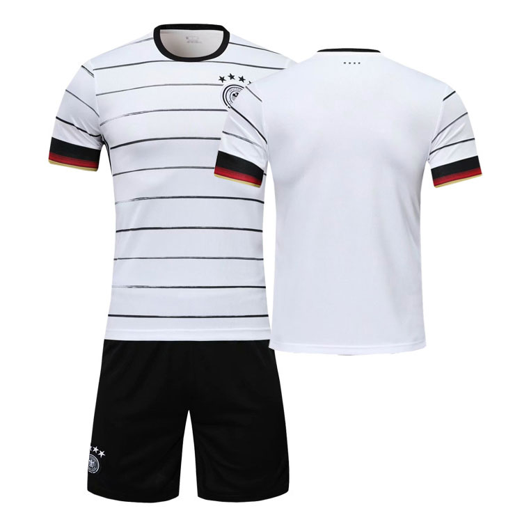 Billige Fotballdrakter Tyskland Hjemmedrakt EM 2020 Kortermet + Korte bukser