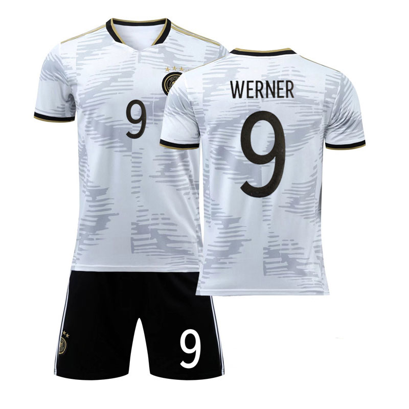 Billige Fotballdrakter WERNER 9 Tyskland Hjemmedrakt FIFA VM 2022 Kortermet + Korte bukser