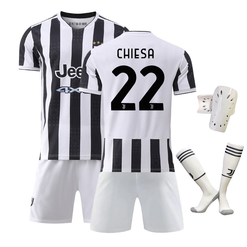 Chiesa 22 Juventus Hjemmedrakt 2021-22 Herre Kortermet + Korte bukser