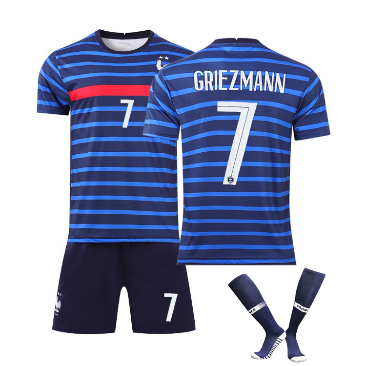 Griezmann 7 Frankrike Hjemmedrakt EM 2020 Kortermet + Korte bukser