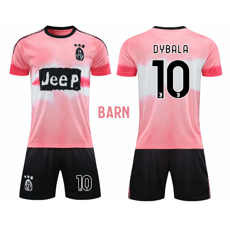 Juventus x Human Race Football Club Jersey Pink Kid - Dybala 10