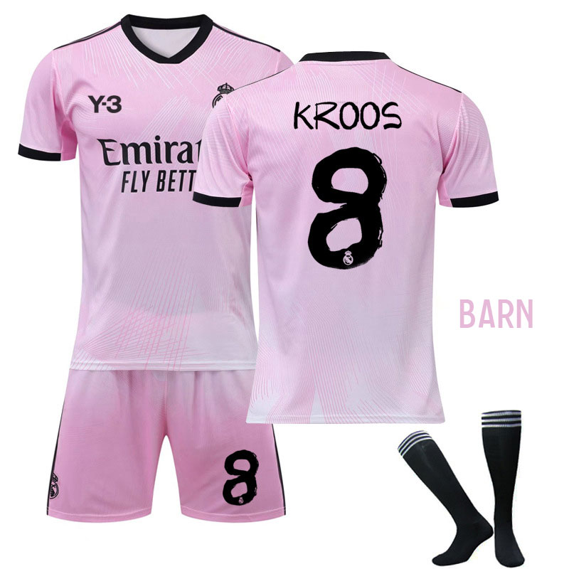 KROOS 8 Real Madrid 120th Anniversary Keeperklær Barn Kortermet Rosa