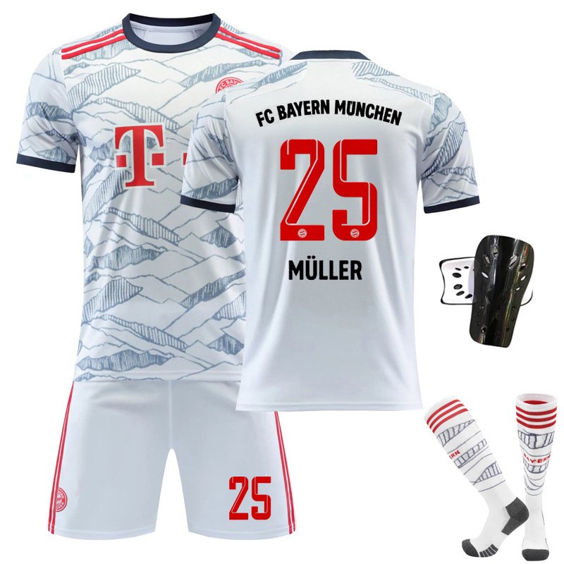 Müller 25 Bayern München Tredjedrakt 2021/22 Herre Kortermet + Korte bukser