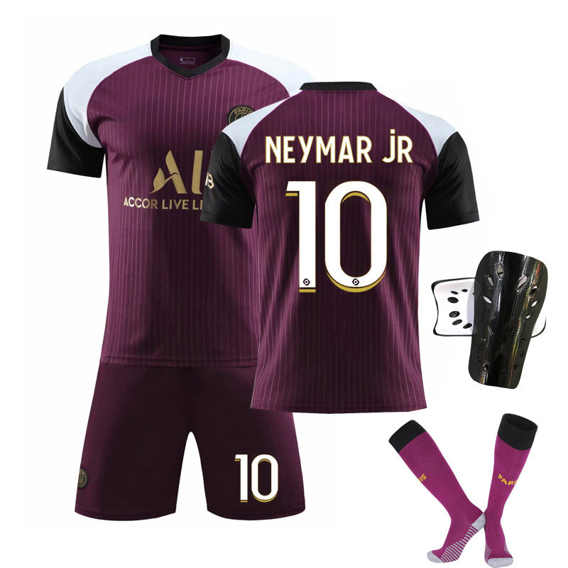 Paris Saint-Germain PSG Tredjedrakt 2020/21 Kortermet Herre + Korte bukser Neymar JR 10