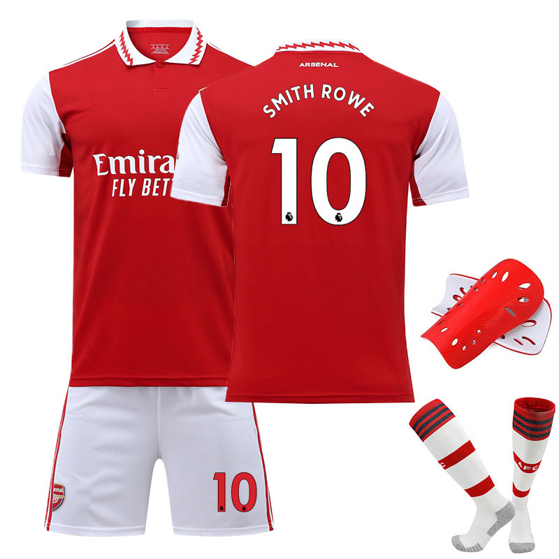 Smith Rowe 10 Arsenal Hjemmedrakt 2022-2023 Kortermet Herre + Korte bukser