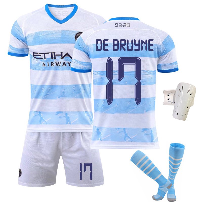 De Bruyne 17 Man City 2022/23 Drakt "93:20 Anniversary" Herre Kortermet + Korte bukser