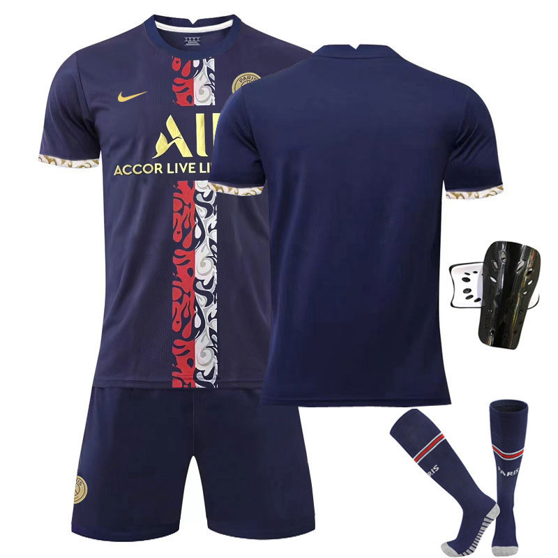 Franske fotballklubber Paris Saint-Germain Drakt 2022-23 Kortermet Herre + Korte bukser