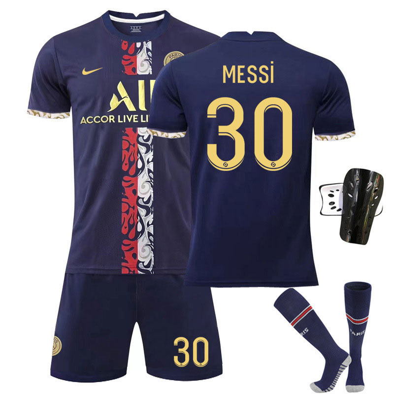 Herre Paris Saint-Germain Drakt 2022-23 Kortermet + Korte bukser Messi 30