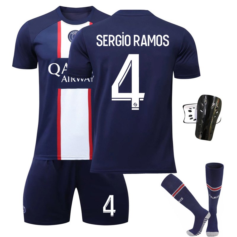 Sergio Ramos 4 Paris Saint-Germain Hjemmedrakt 2022-23 PSG Kortermet Herre