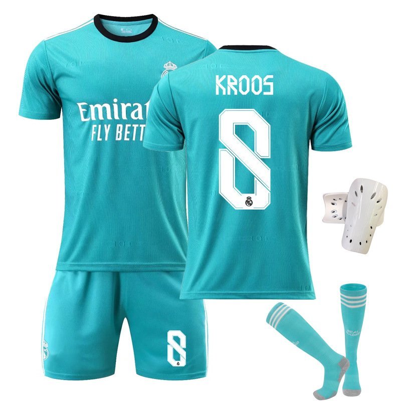 KROOS 8 Real Madrid Tredjedrakt 2021/22 Herre Kortermet + Korte bukser