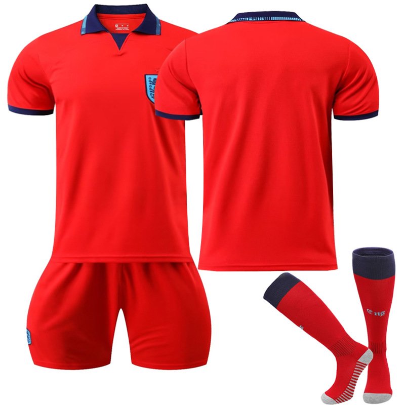 Billige Fotballdrakter England Bortedrakt VM 2022 Kortermet + Korte bukser