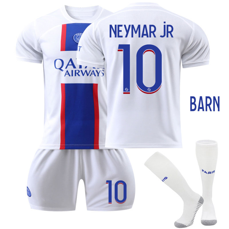 Barn Paris Saint-Germain Tredjedrakt 2022/23 Kortermet + Korte bukser Neymar JR 10