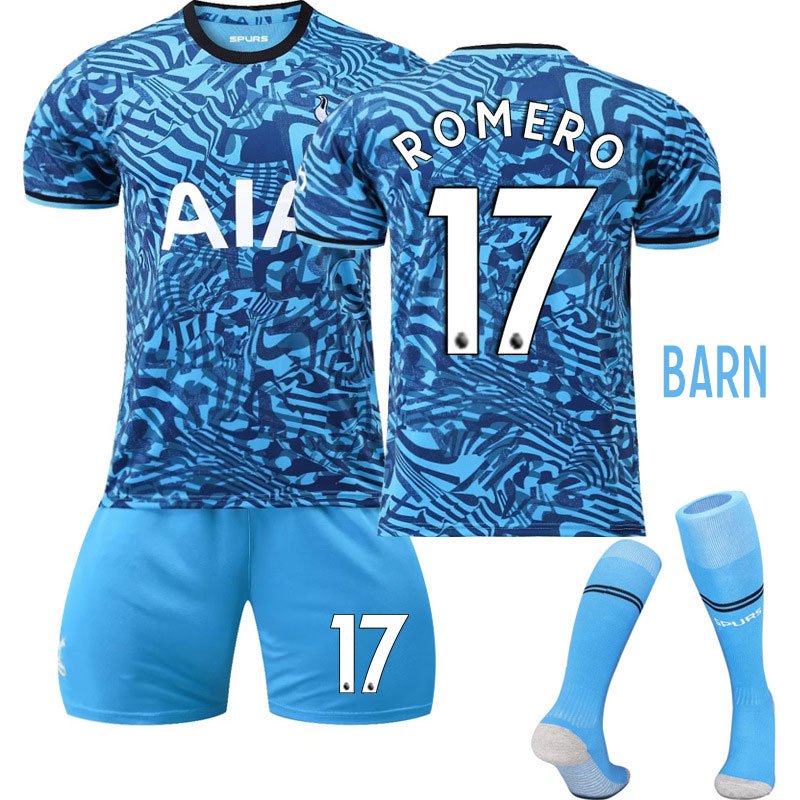 Romero 17 Tottenham Hotspur Tredjedrakt 2022/23 Kortermet + Korte bukser Barn
