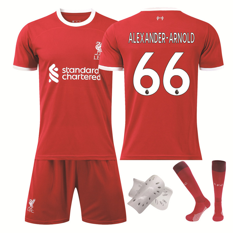 ALEXANDER-ARNOLD #66 Liverpool FC 2023/24 Hjemmedrakt Fotballdraktsett til Barn