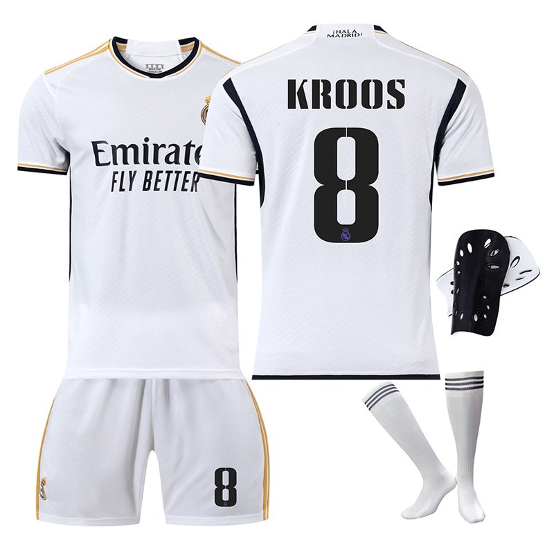 KROOS #8 Real Madrid Hjemmedrakt 2023/24 Herre draktsett fotball