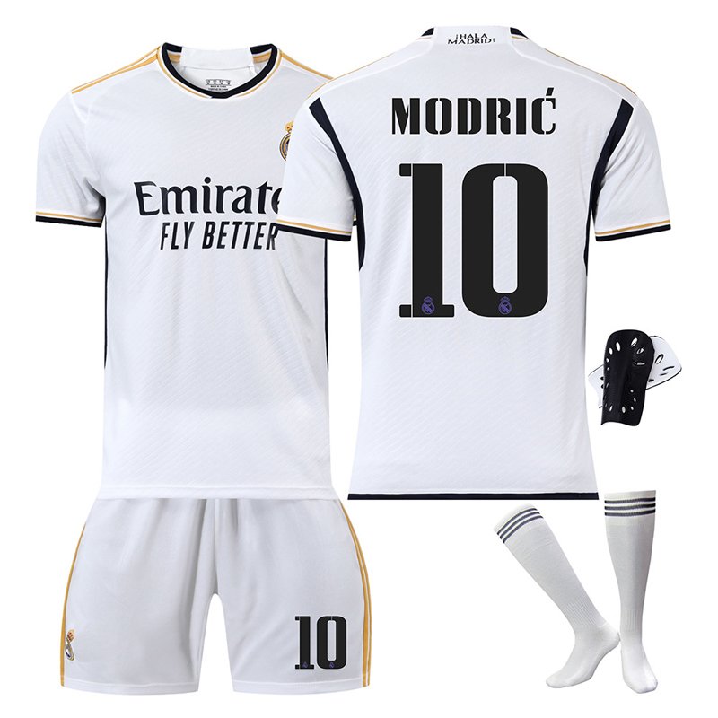 Modrić #10 Real Madrid Hjemmedrakt 2023/24 Fotballdrakt Herre