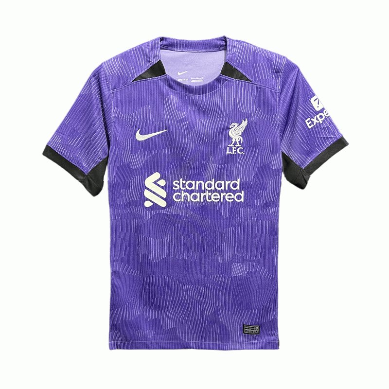 Billige Fotballdrakter Liverpool FC Tredjedrakt 2023/24 Lilla Kortermet Herre