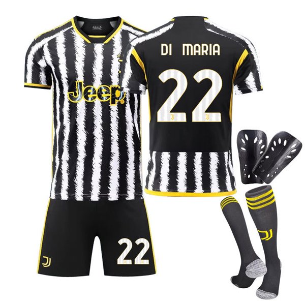 Di Maria #22 Juventus Herre Hjemmedrakt 2023/24 Kortermet + Korte bukser