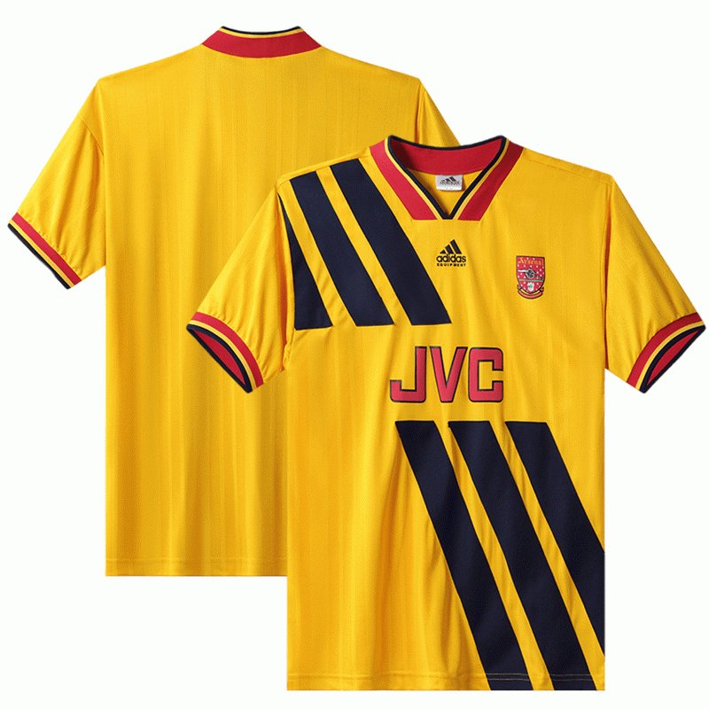 Arsenal Herre Bortedrakt 1993-94 Fotballdrakter Retro Kortermet