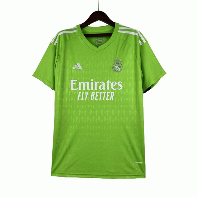 Billige Fotballdrakt Real Madrid 23/24 Goalkeeper T-Shirt Herre Kortermet Grønn