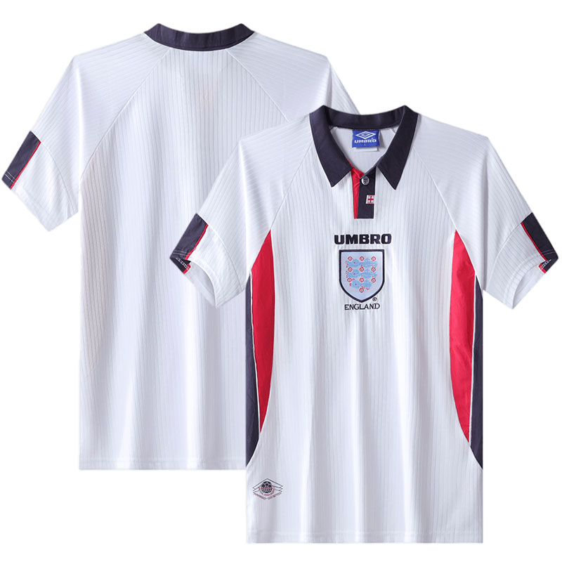 Billige Fotballdrakter England Hjemmedrakt 1998 Herre Fotballdrakter Retro Kortermet