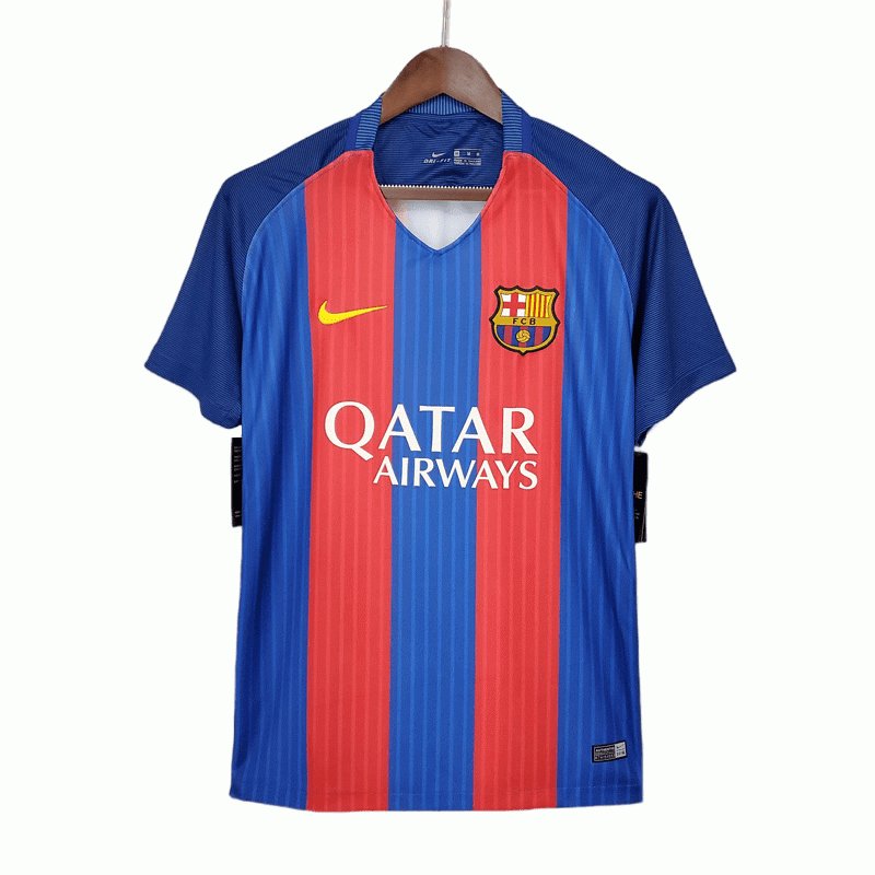 Billige Fotballdrakter FC Barcelona Hjemmedrakt 2016/17 Herre Kortermet