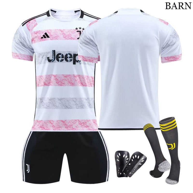 Billige Fotballdrakter Juventus Barn Bortedrakt 2023/24 Kortermet + Korte bukser