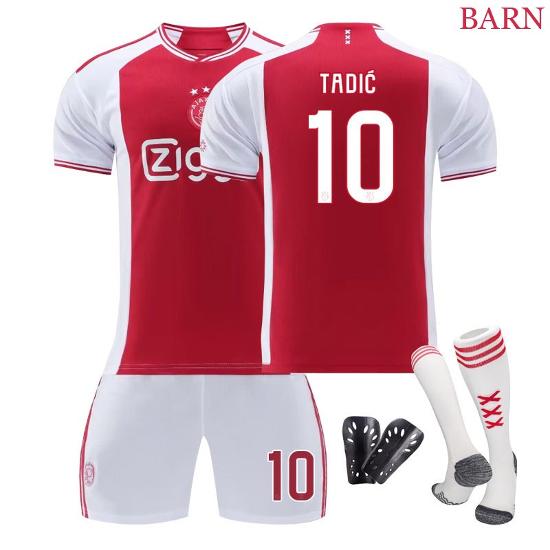 AFC Ajax Hjemmedrakt 2023/24 Barn Kortermet + Korte bukser Tadić #10