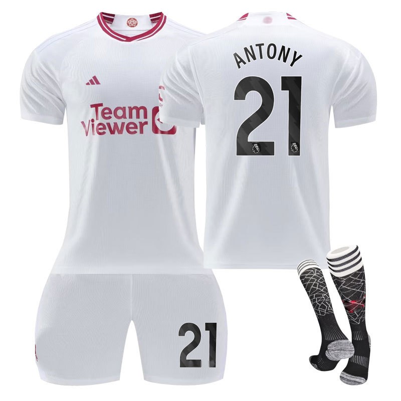 Antony 21 Man Utd Tredjedrakt 2023-24 Herre Kortermet + Korte bukser