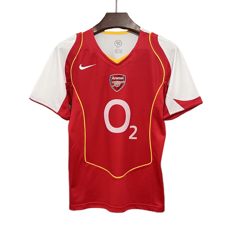 Arsenal FC Hjemmedrakt 2004/05 Retro Kortermet Herre Fotballdrakter