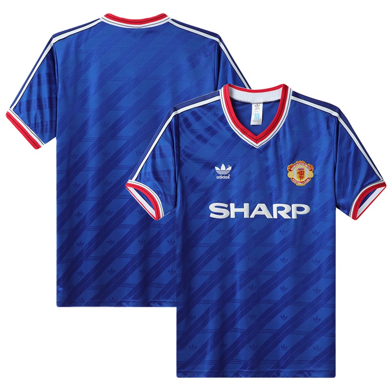 Herre Fotballdrakter Manchester United Tredjedrakt 1986-1988 Retro Kortermet