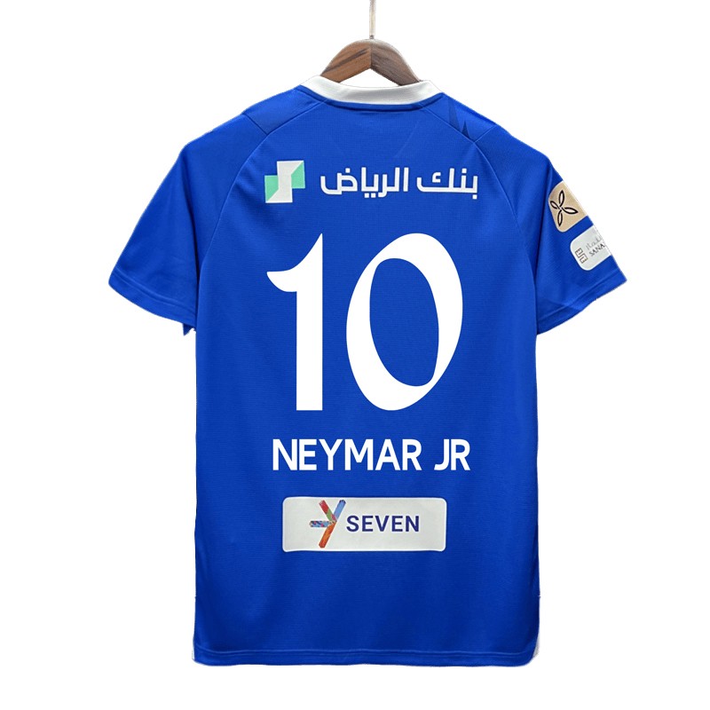 Neymar JR 10 Al-Hilal Saudi Hjemmedrakt 23/24 Blå Kortermet - Herre
