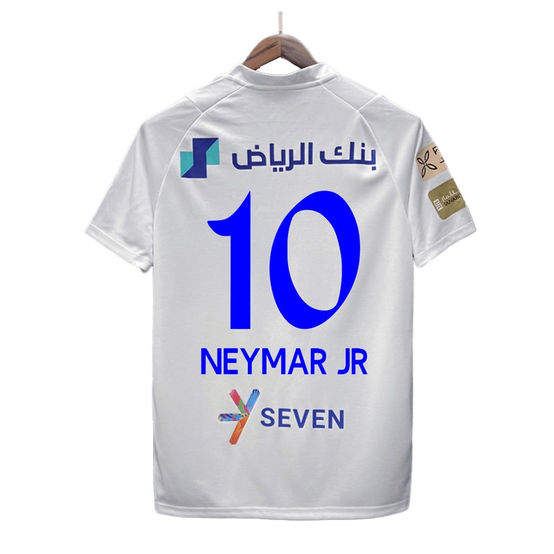 Neymar JR 10 Saudi Arabia Giants Al-Hilal Bortedrakt 2023/24 Hvit Kortermet - Herre