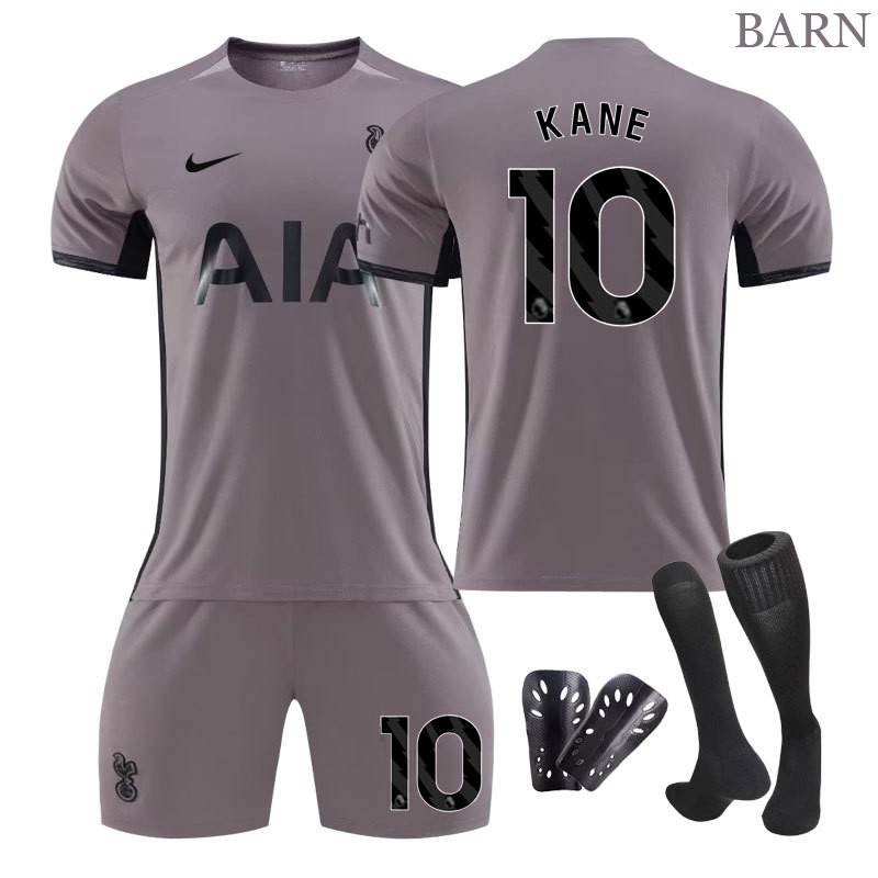 Tottenham Hotspur Tredjedrakt 2023/24 Kortermet + Korte bukser KANE 10