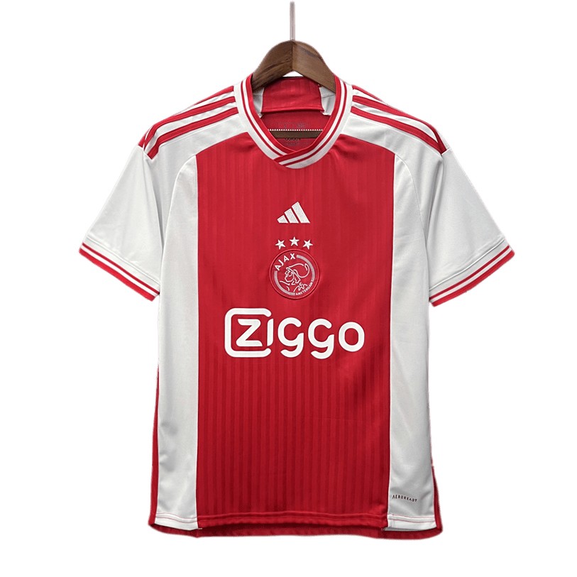 Billige Fotballdrakter AFC Ajax 23/24 Hjemmedrakt Herre Kortermet