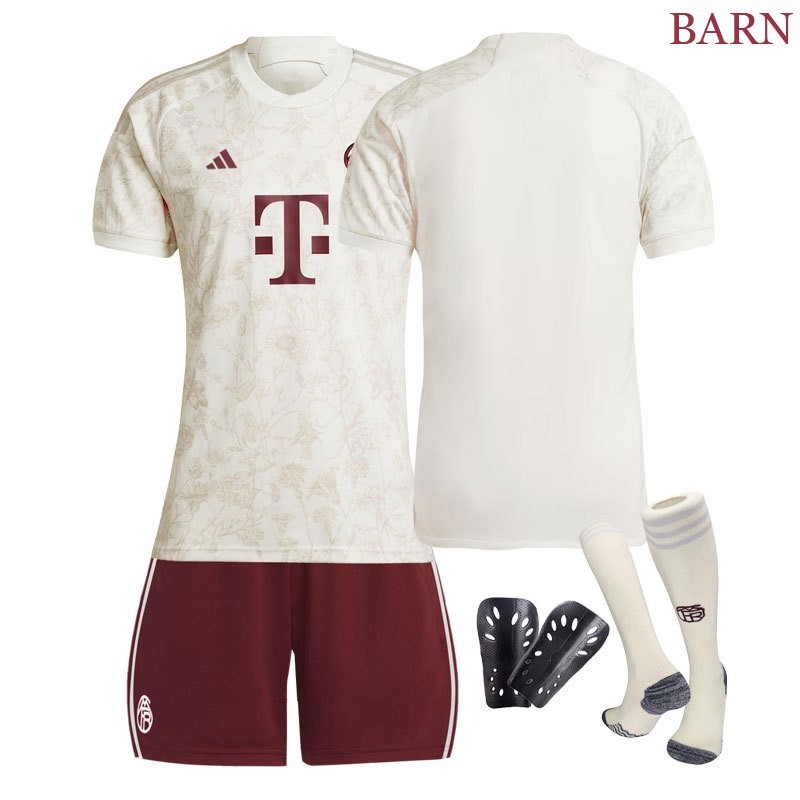 Billige Fotballdrakter Bayern Munich Tredjedrakt 23/24 Barn Kortermet + Korte bukser