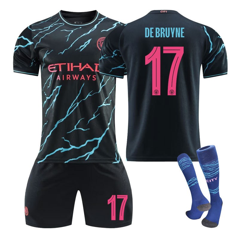 De Bruyne 17 UEFA Champions League Manchester City 2023/24 Tredjedrakt