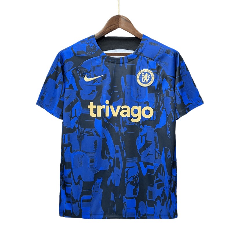 Fotballdrakt Chelsea 23/24 Nike Academy Pro Pre Match Topp - Blå